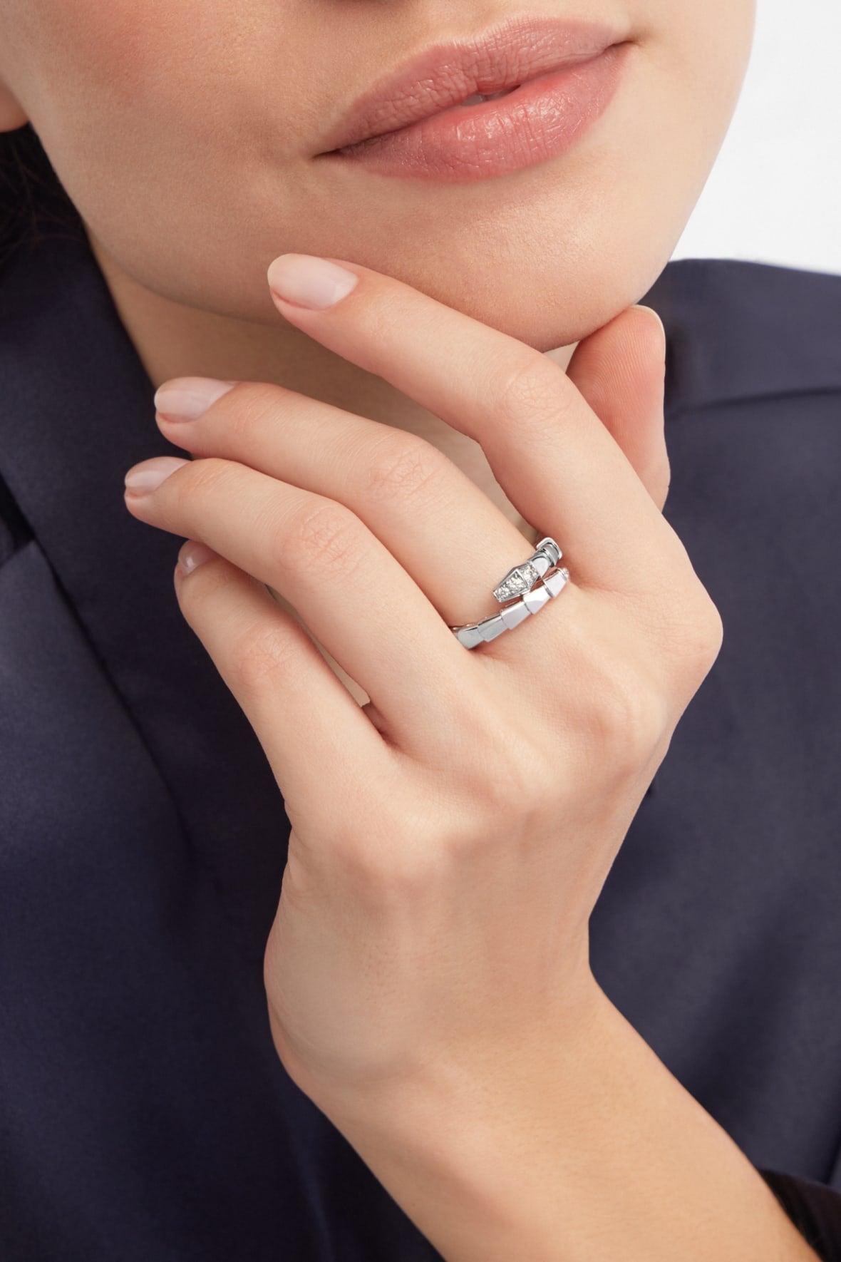 GSSY-0034 Anillo Snake (Diamantes)