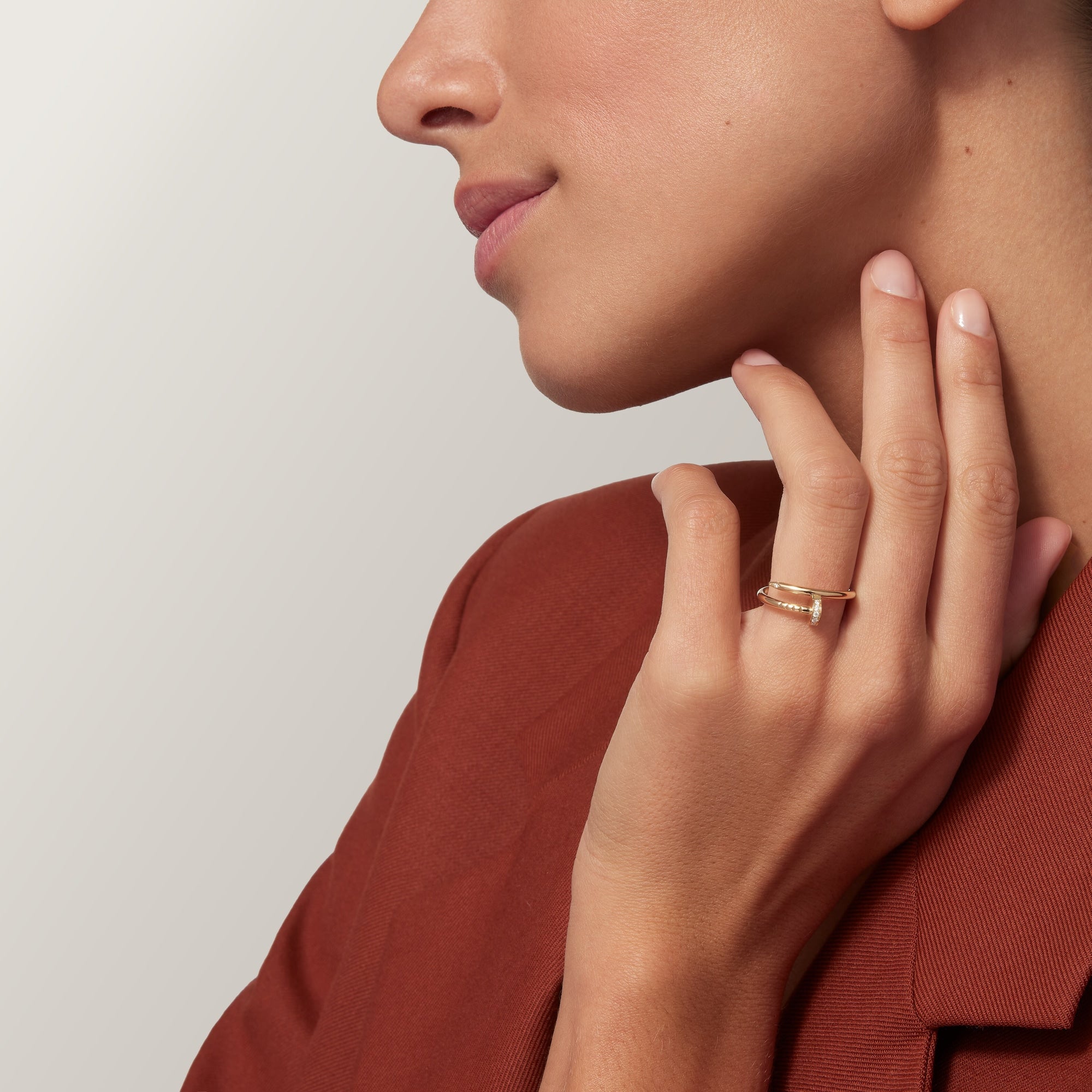 GSSY-0303 Anillo Clavo con Diamantes 1.8mm