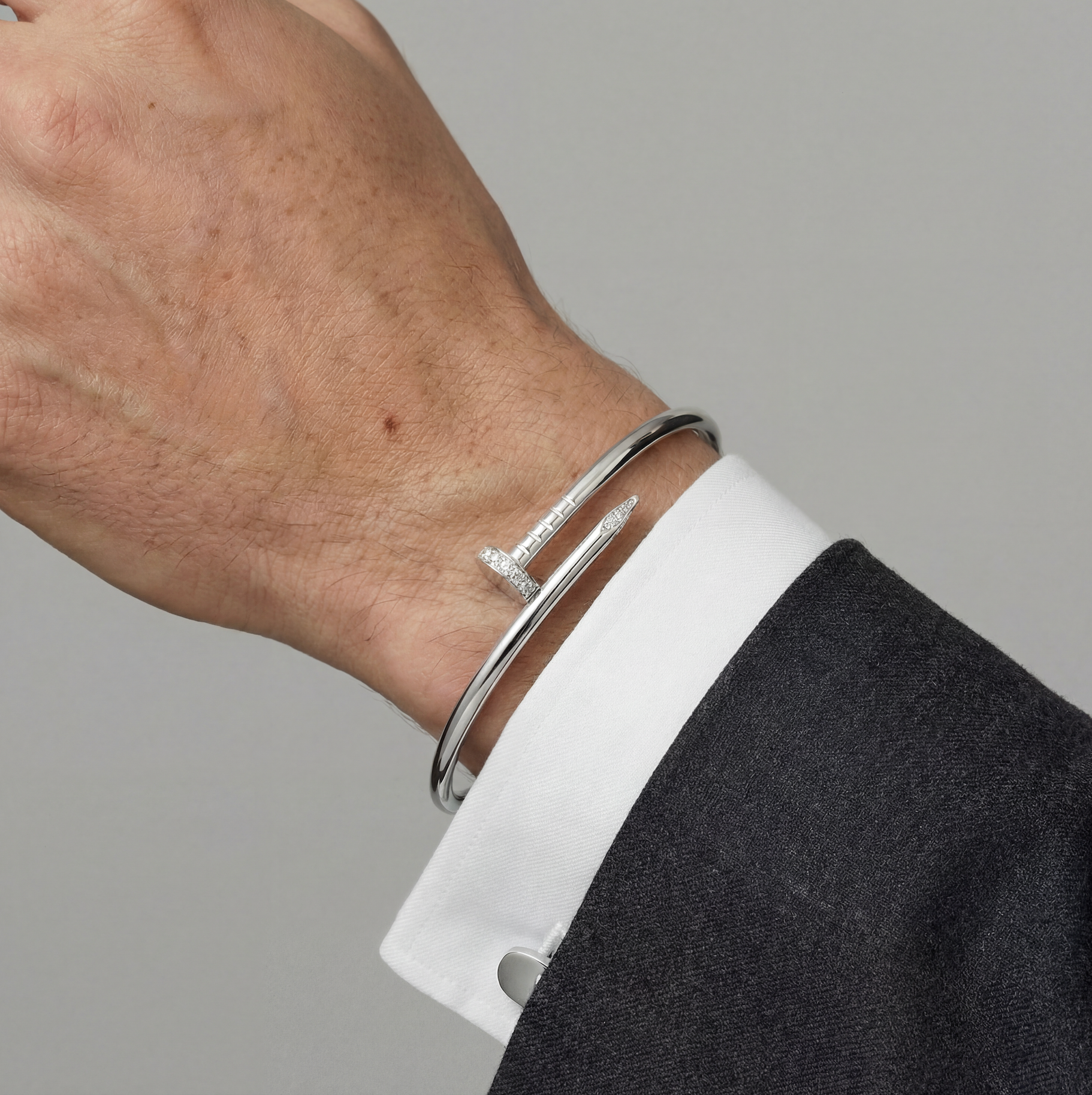 GSSY-0031 Pulso Clavo con Diamantes 3.5mm