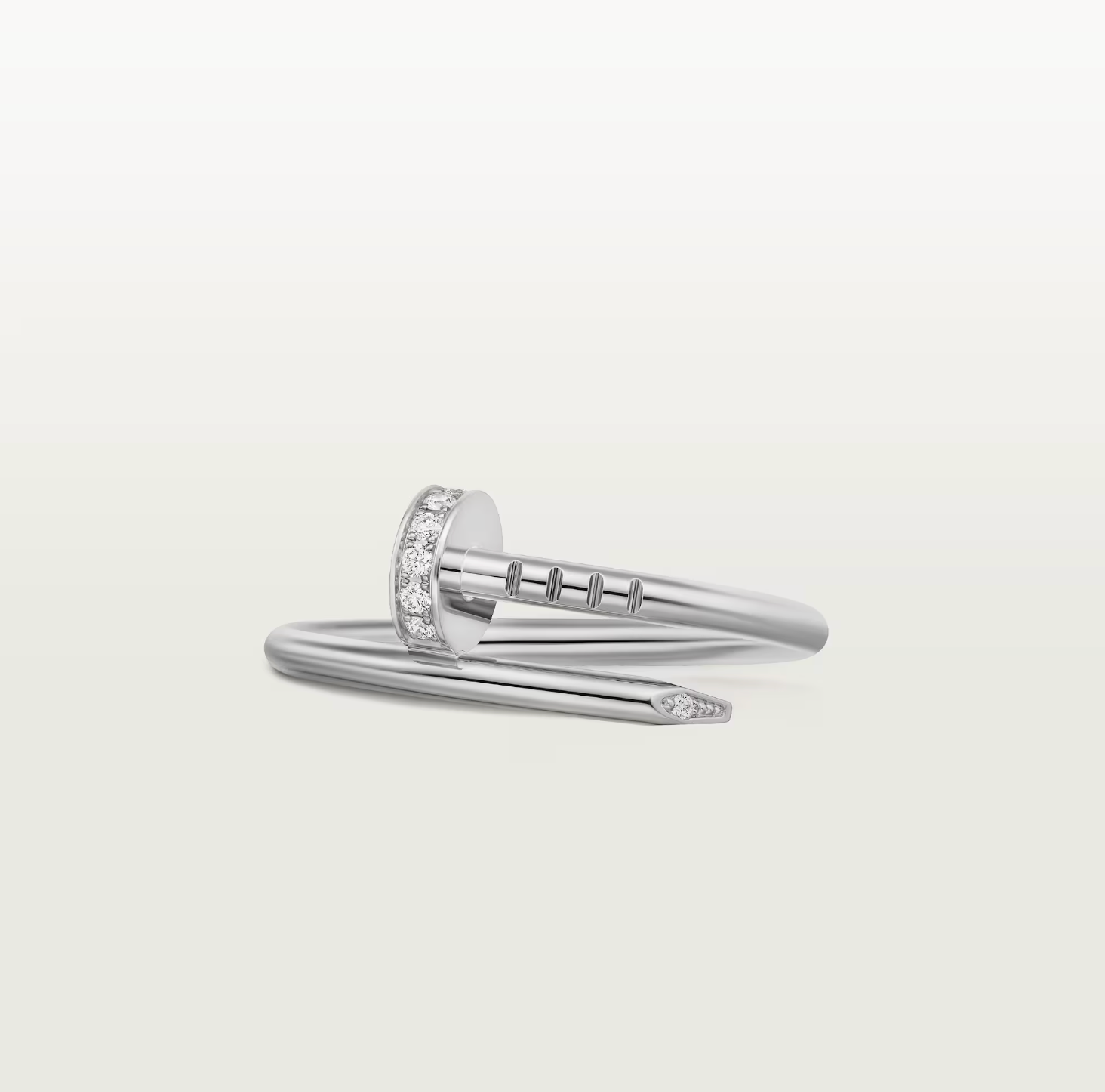 GSSY-0303 Anillo Clavo con Diamantes 1.8mm