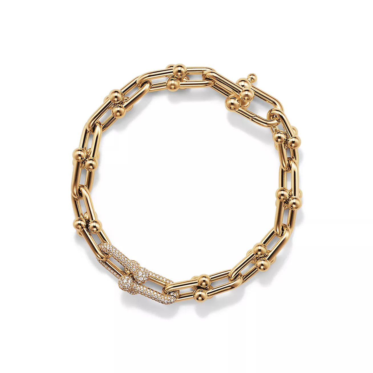 GSSY-0130 Brazalete de Ancla con Diamantes